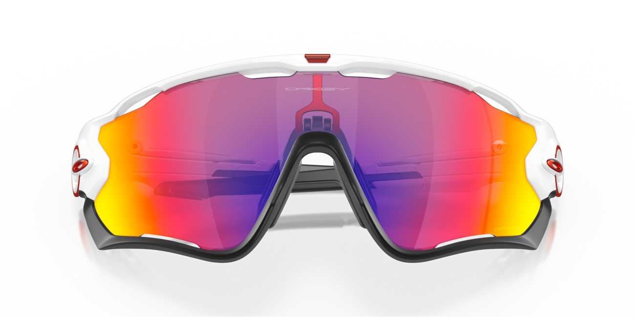 Oakley JAWBREAKER Γυαλιά Ηλίου με Σκελετό Polished White και Φακούς Prizm Road