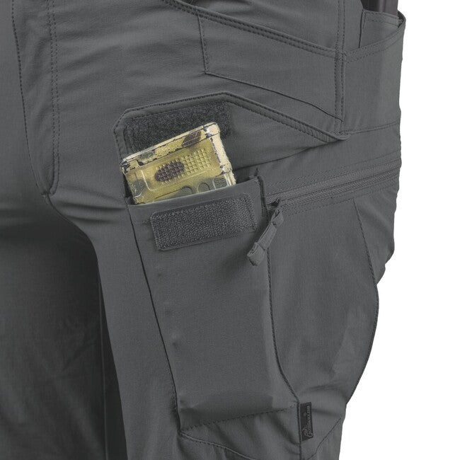 Helikon-Tex OTS 11" Σορτς VersaStretch Tακτικά Εξωτερικού Χώρου Versa Stretch Lite Stretch, Ash Grey / Black