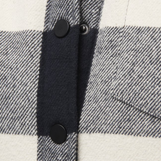 Black Diamond Project Lined Flannel φλανελένιο πουκάμισο γυναικείο, μαύρο-εκρού καρό