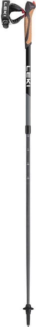 LEKI Spin Ράβδοι Nordic Walking, μαύρο-ασημί γκρι-λευκό, 100 - 130 cm