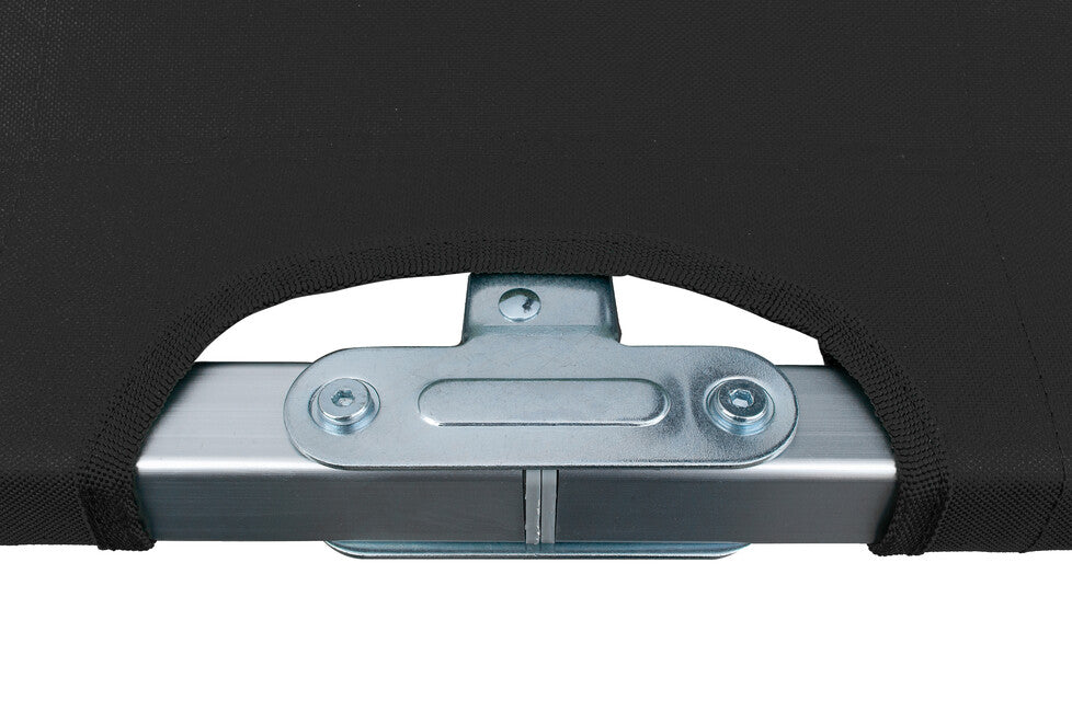 BasicNature Alu-Campbed Φορητή Κρεβατοσκηνή, Μαύρο, 210 cm