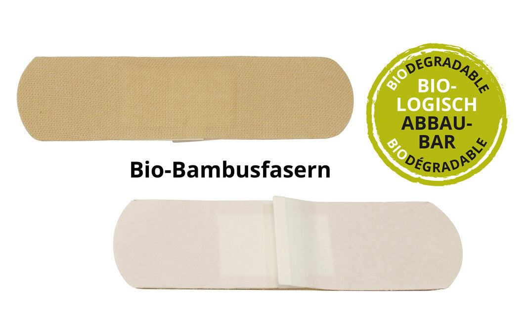 BasicNature Bamboo Επίδεσμος 25 τεμάχια