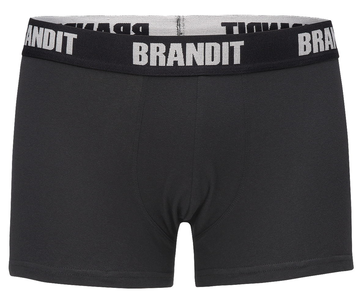 Brandit pánske boxerky set 2ks, čierne-čierne