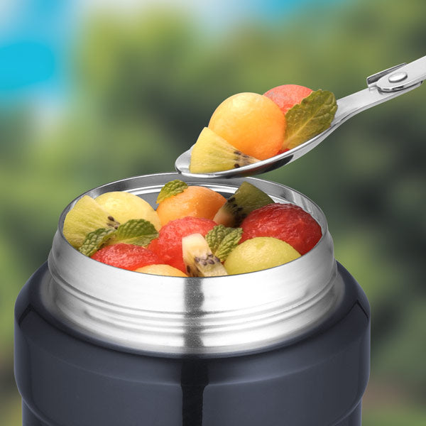 Thermos King Δοχείο Φαγητού με Κουτάλι, Σκούρο Μπλε, 0,47 L