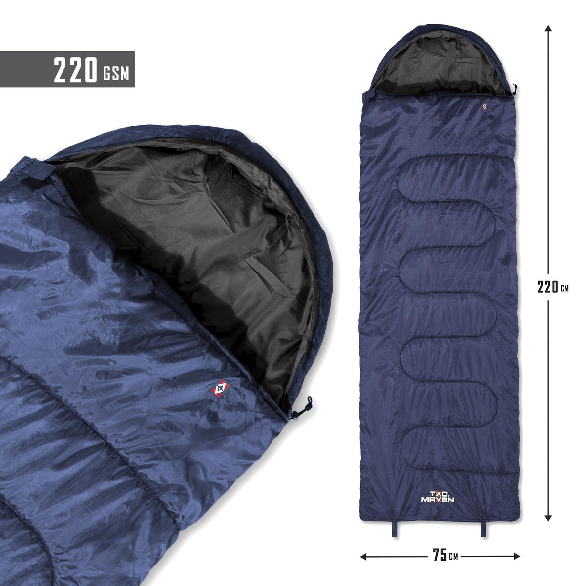 Pentagon Sentinel spalna vreča +5°C/+15°C, temno modra