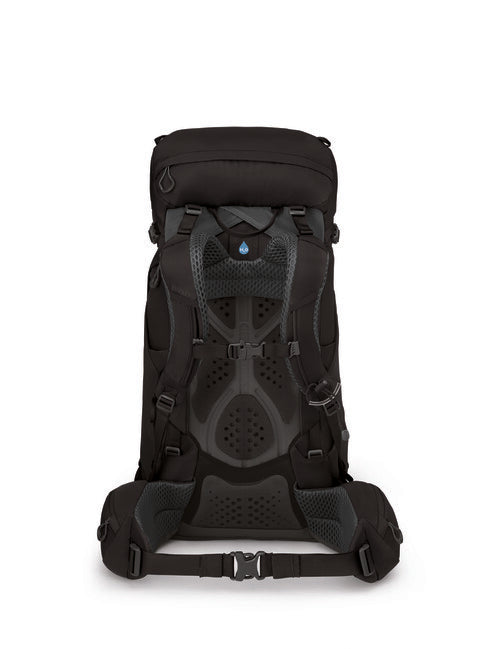OSPREY KESTREL 38 σακίδιο πλάτης περιπέτειας, μαύρο