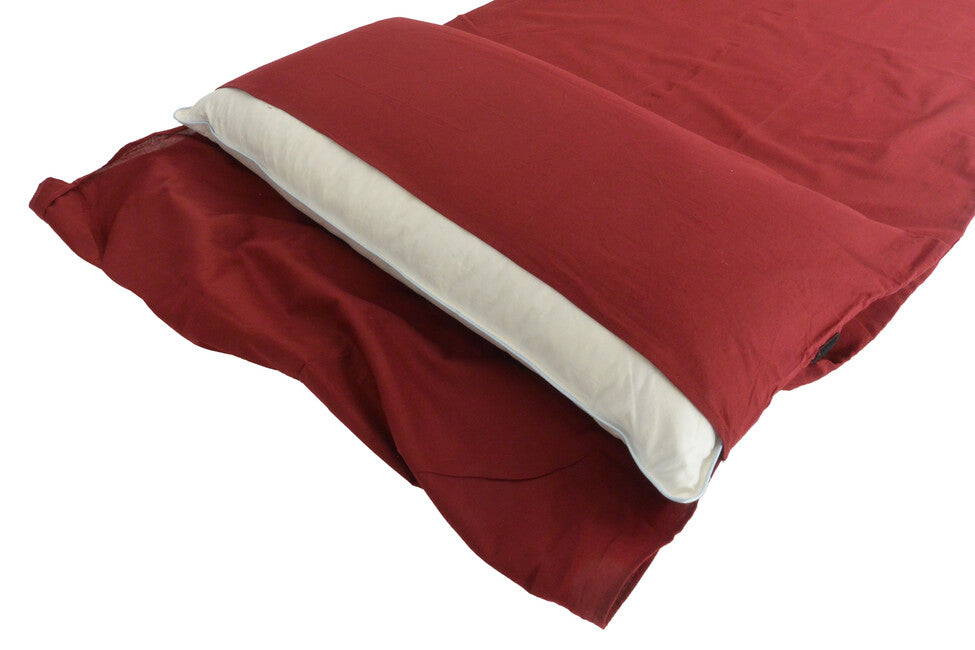 Origin Outdoors Ορθογώνιο Φύλλο Sleeping Bag Βαμβακερό, Bordeaux