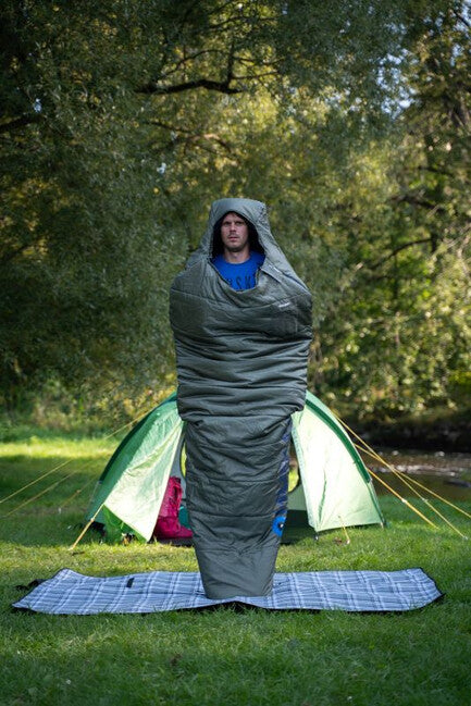 HUSKY RUBY Κsleeping Bag, σκούρο πράσινο