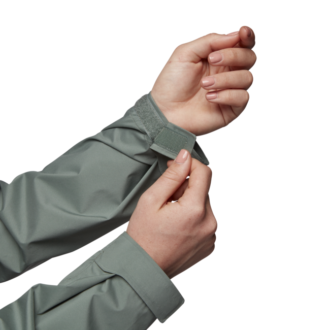 Black Diamond Stormline Stretch Rain Shell αδιάβροχο μπουφάν γυναικείο, laurel green