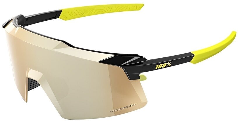 100% Aerocraft Γυαλιά Ηλίου, Gloss Metallic Black - Gold Mirror Photochromic