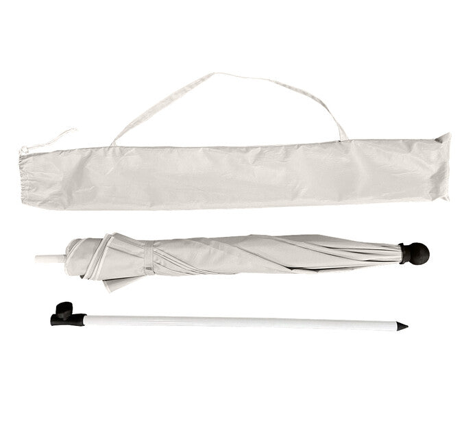 Origin Outdoors Ομπρέλα Παραλίας με Ασημένια Επιφανειακή Επεξεργασία, UPF 50+ και Μηχανισμό Αναδίπλωσης