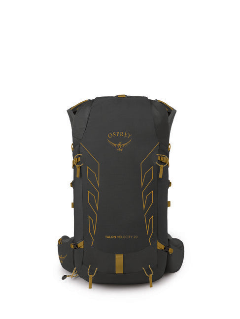 OSPREY TALON VELOCITY 20 σακίδιο πλάτης τουριστικό, σκούρο γκρι/ανοιχτό κίτρινο