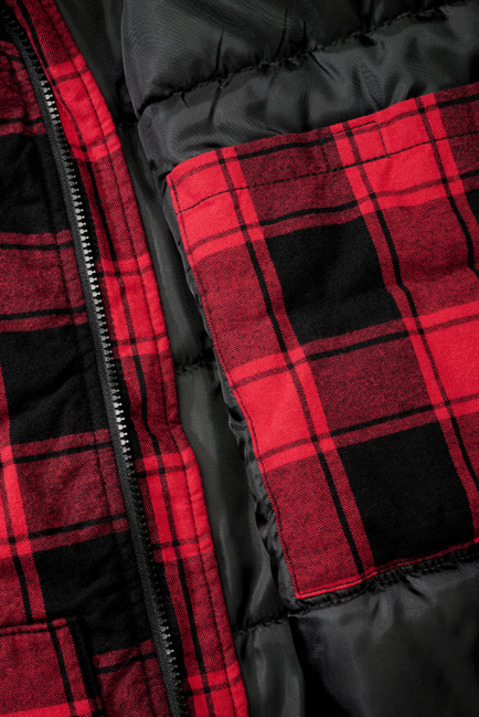 Brandit Lumber Vest, Red/Black