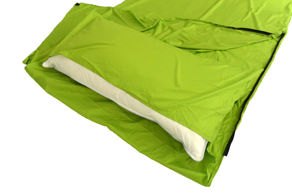 Origin Outdoors Ορθογώνιο Επένδυμα Υπνόσακου Μικροϊνών, Πράσινο