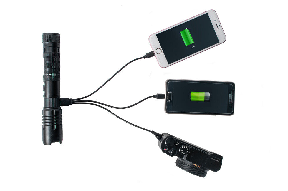 Origin Outdoors LED Φακός Powerbank 1000 Lumen