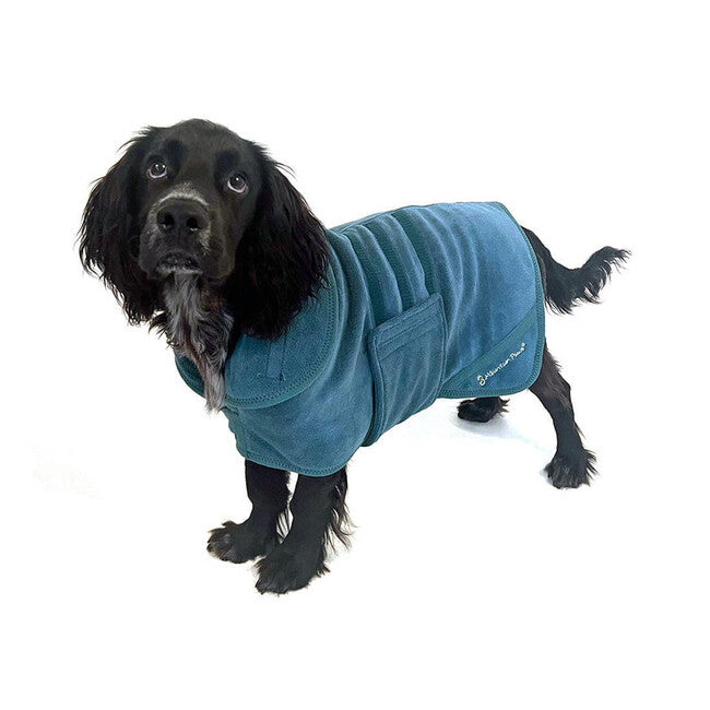 Mountain Paws Dog Robes Μπουρνούζι Σκύλου, Μπλε, Μικρό