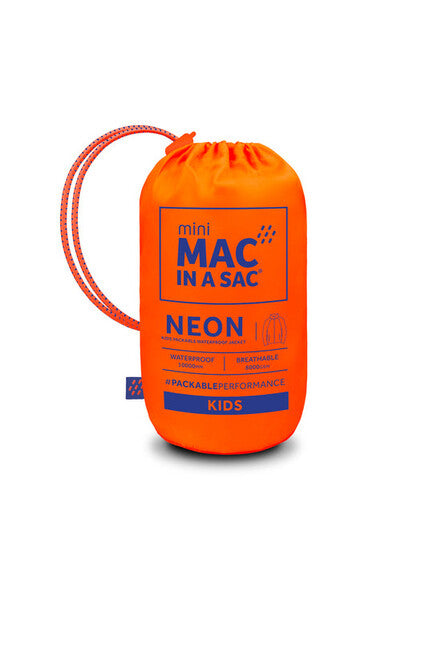 Mac in a Sac Origin 2 Kids Παιδικό Αδιάβροχο Μπουφάν, Πορτοκαλί