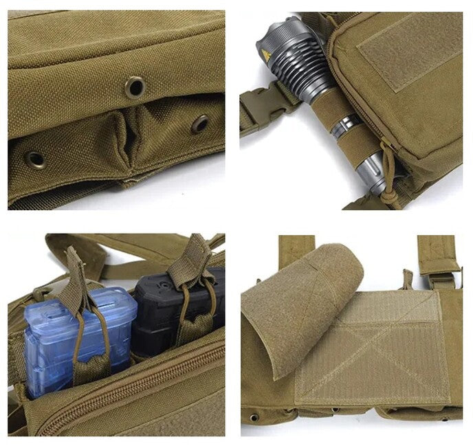 DRAGOWA Tactical Recon θώρακας θήκης, λαδί