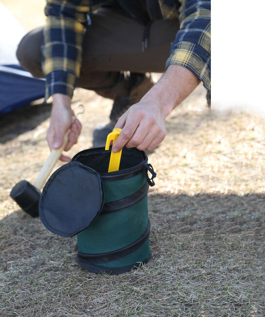Coghlans Pop-Up Stuffbag σακούλα αποθήκευσης camping σκούρο πράσινο, 3 λίτρα