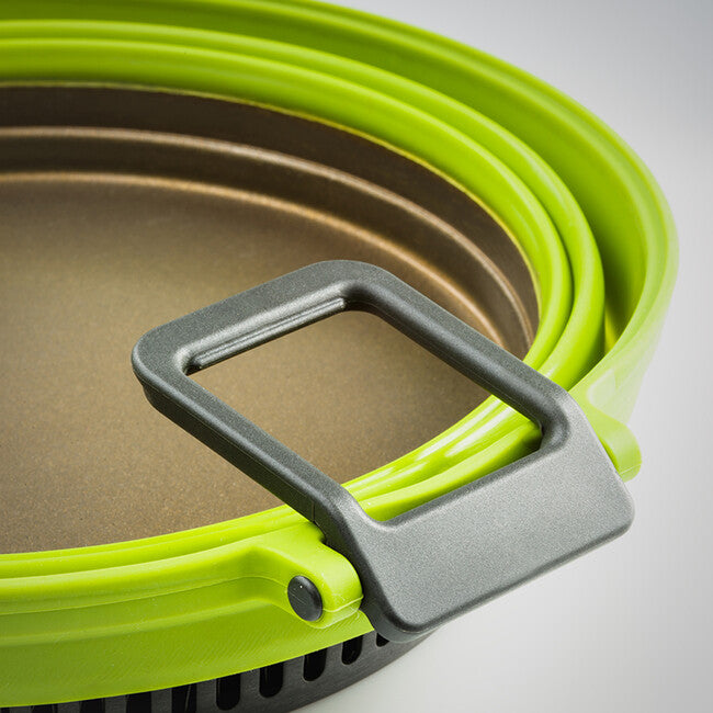 GSI Outdoors Escape HS Σετ Τηγάνι Teflon και Αναδιπλούμενη Κατσαρόλα 3L Pot + Frypan, πράσινο