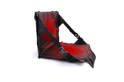 Origin Outdoors Συμπαγές Θερμαινόμενο Κάθισμα, Μαύρο