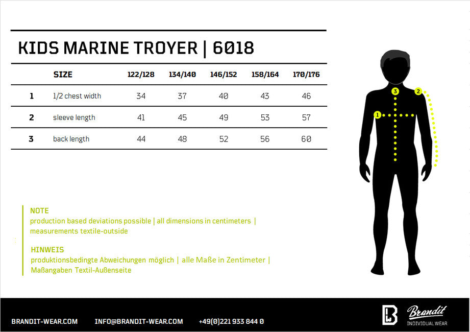 Brandit Marine παιδικό φούτερ Troyer, μαύρο