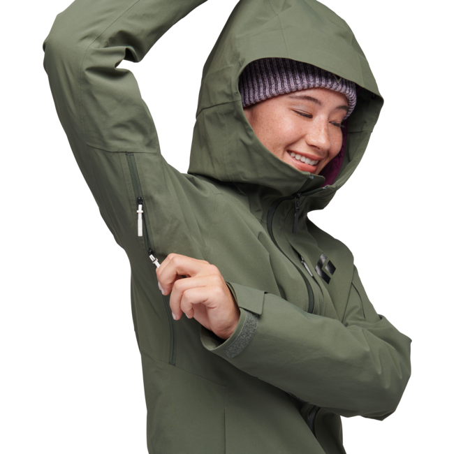 Black Diamond Recon Insulated Shell αδιάβροχο μπουφάν γυναικείο, tundra