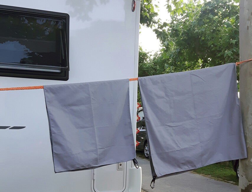 BasicNature Πετσέτα Velour 85 x 150 cm, γκραφίτ