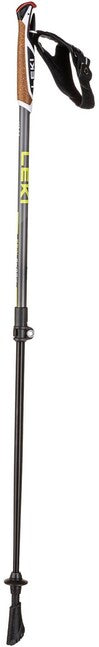 LEKI Spin Shark SL Ραβδοί Nordic Walking, Ασημί-γκρι-Σκούρο Ανθρακί-Λαιμ, 100 - 130 cm