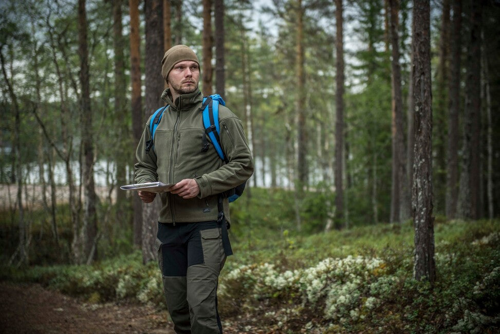 Helikon-Tex Classic Army Ενισχυμένο Φούτερ Fleece, λαδί-μαύρο