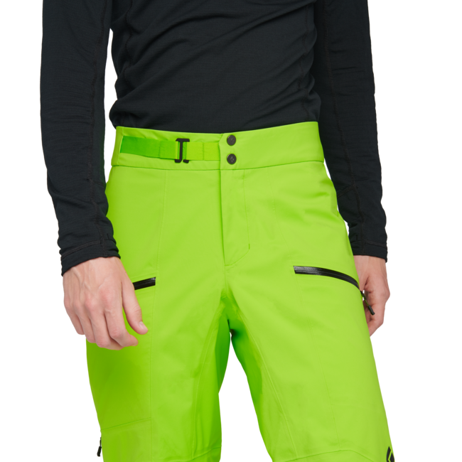 Black Diamond Recon Lt Stretch παντελόνι ανδρικό, κίτρινο-πράσινο