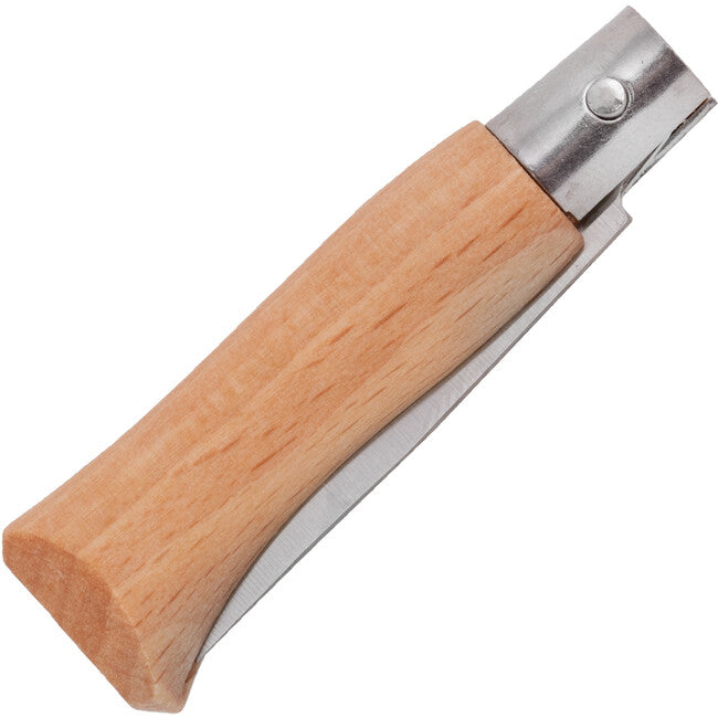 Opinel N°02 Αναδιπλούμενο Μαχαίρι Inox Beech, καφέ