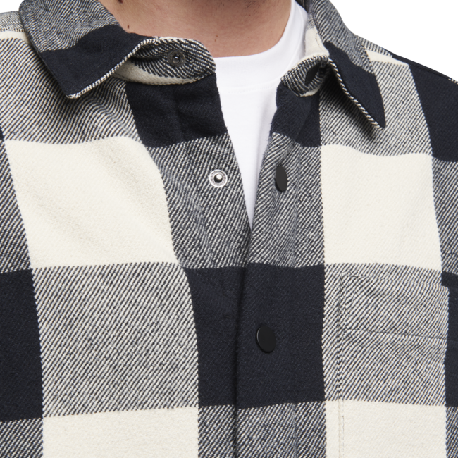 Black Diamond Project Lined Flannel φλανελόχειρο πουκάμισο ανδρικό, black-off white plaid