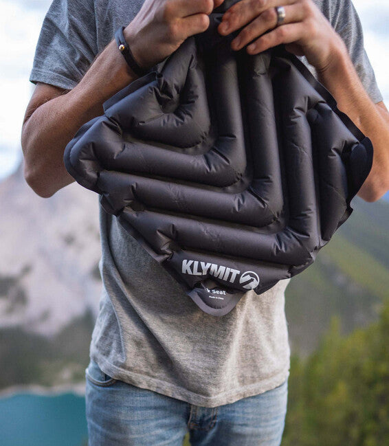 Klymit V SEAT™ Φουσκωτό Μαξιλάρι Καθίσματος, γκρι