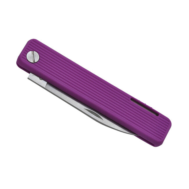 Baladeo ECO353 Papagayo Μαχαίρι Τσέπης 7 Λάμα, 5 cm, Χάλυβας 420, Λαβή TPE, Μωβ