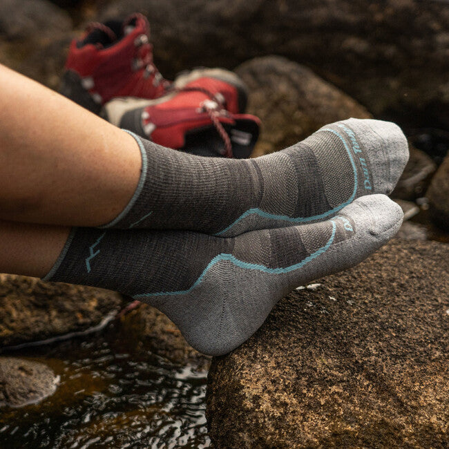 Darn Tough Light Hiker Micro Crew Κάλτσες Ελαφρές με Μαξιλάρι, Slate