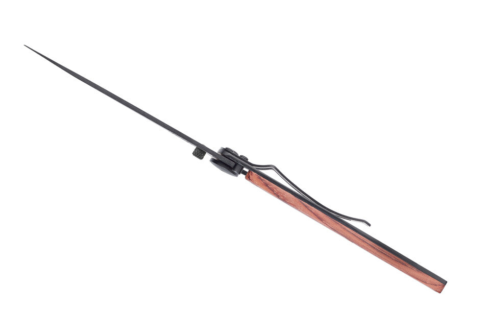 Deejo Terra Incognita Αναδιπλούμενο Μαχαίρι Serration, black coralwood