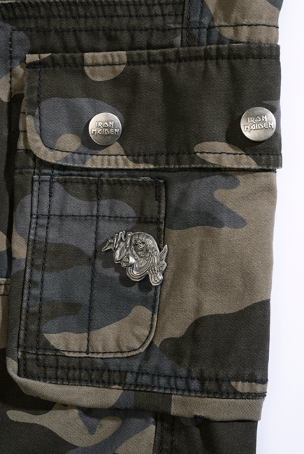 Brandit Iron Maiden Pure Slim παντελόνι σκούρο camo