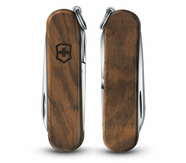 Victorinox Classic SD Πολυλειτουργικό Μαχαίρι Wood 58 mm, Καρυδί, 5 Λειτουργίες