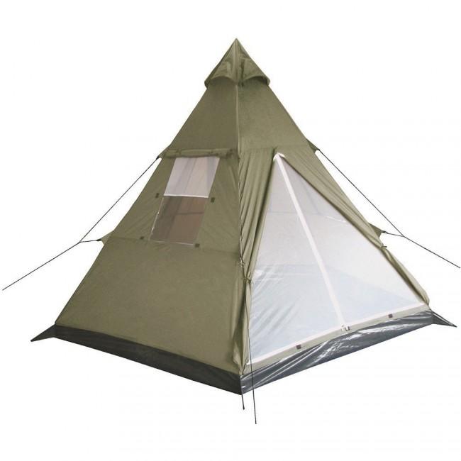 MFH Indian Stan Teepee για 3 Άτομα, Λαδί, 290x270x225 cm
