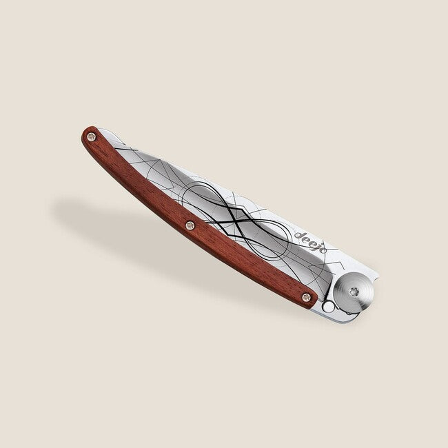 Deejo Tattoo Mirror Διπλώνοντας Μαχαίρι Coralwood Infinity