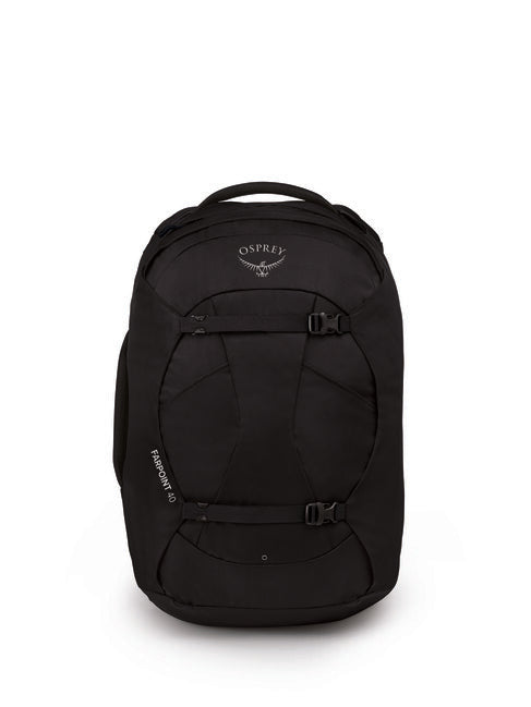 OSPREY FARPOINT 40 II Σακίδιο Πλάτης Ταξιδίου, Μαύρο