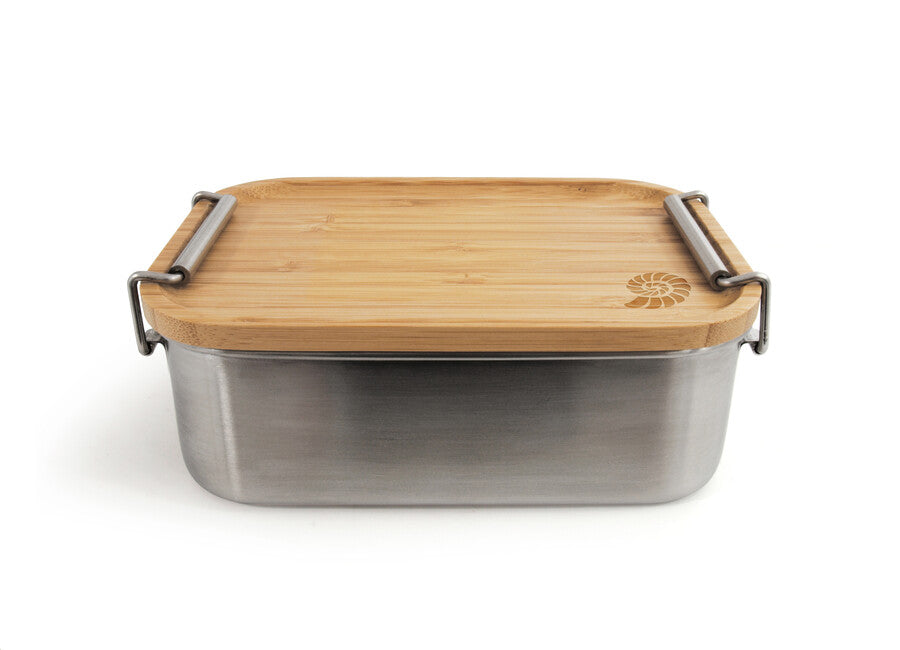 Origin Outdoors Bamboo-Clip Δοχείο Φαγητού από Ανοξείδωτο Χάλυβα 1,2 l