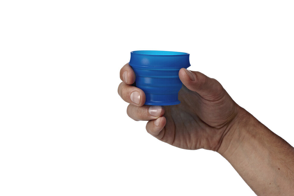 Humangear Go Cup Σκληρό Κύπελλο Ταξιδίου Πτυσσόμενο, Μπλε, 118 ml
