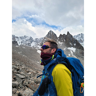 Origin Outdoors Merino Πολυλειτουργικό Μαντήλι Outdoor, Μπορντό