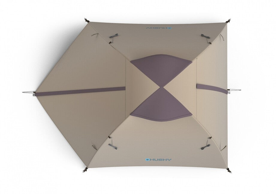 Husky Bizam 2 Plus σκηνή trekking για 2 άτομα, light brown