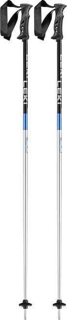 LEKI Rental Classic Στικ Αλπικής Σκι, Φυσικό Ανοδιωμένο Ασημί/Μαύρο