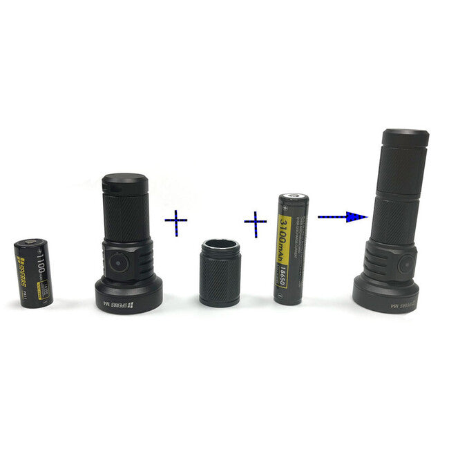 Speras Σωλήνας Προέκτασης M4 Plus Tube, μαύρο