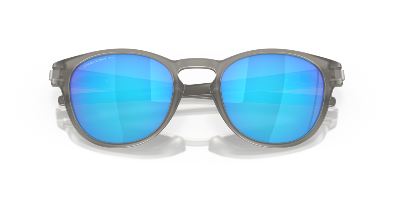 Oakley LATCH Γυαλιά Ηλίου με σκελετό Matte Grey Ink και φακούς Prizm Sapphire Irid Polar, 53