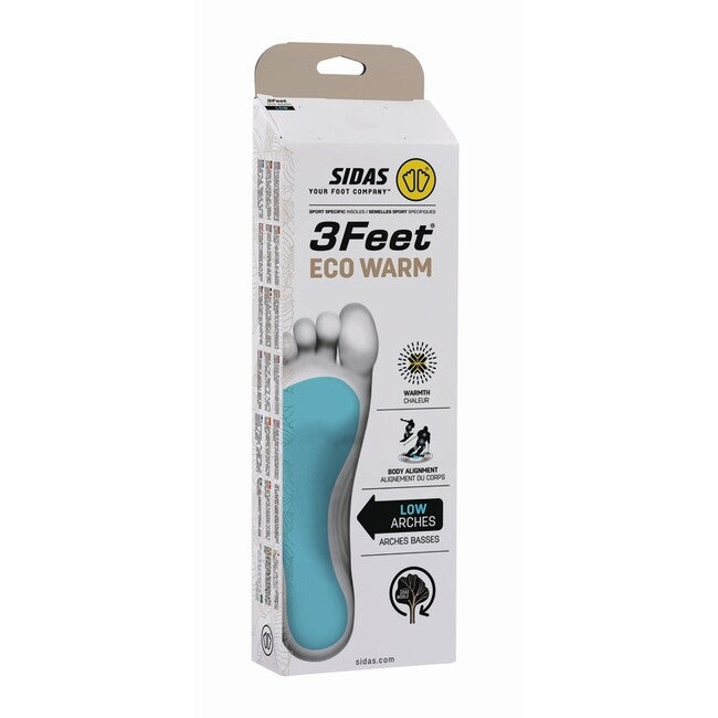 Sidas 3Feet Eco Warm Low ορθοτικές σόλες με υποστήριξη
